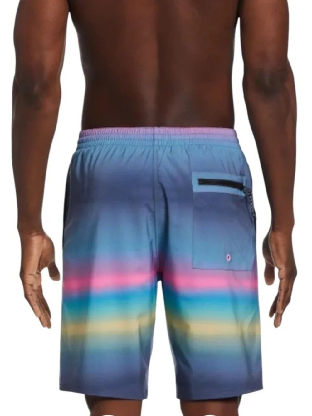 Nike Horizon Stripe Volley Short Swim Trunk Bathing Suit NESSD477-480 Mens M NEW